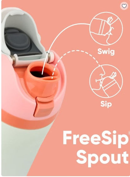 Owala FreeSip 32oz (945ml) Insulated Stainless Steel Water Bottle – Leakproof Vacuum Bottle with Built-in Straw & Carry Loop