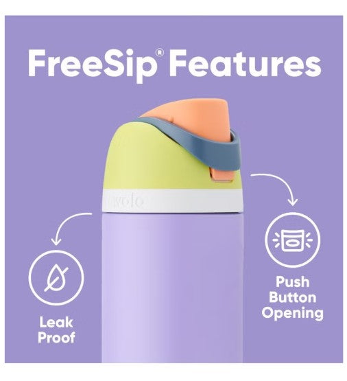 Owala FreeSip 32oz (945ml) Insulated Stainless Steel Water Bottle – Leakproof Vacuum Bottle with Built-in Straw & Carry Loop