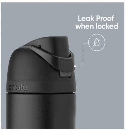 Owala FreeSip 32oz (945ml) Insulated Stainless Steel Water Bottle – Leakproof Vacuum Bottle with Built-in Straw & Carry Loop