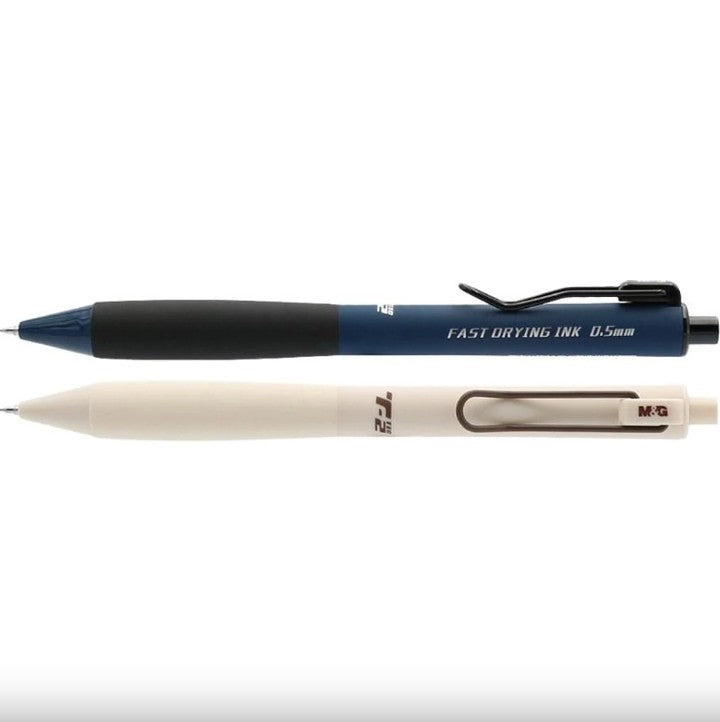 M&G Chenguang T2 Retractable Gel Pen 0.5mm – Fast Dry Blue Ink Pen for Smooth Writing, School & Office - 1pcs - No:AGPH8572