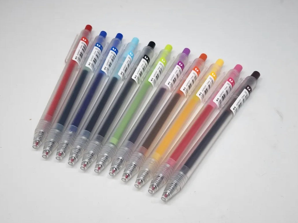 M&G Chenguang U-STAR Retractable Gel Pen, 0.5 mm Fine Point, Smooth Writing, Multicolor – 1pcs - No: AGP87977