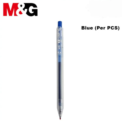 M&G Chenguang U-STAR Retractable Gel Pen, 0.5 mm Fine Point, Smooth Writing, Multicolor – 1pcs - No: AGP87977