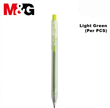 M&G Chenguang U-STAR Retractable Gel Pen, 0.5 mm Fine Point, Smooth Writing, Multicolor – 1pcs - No: AGP87977