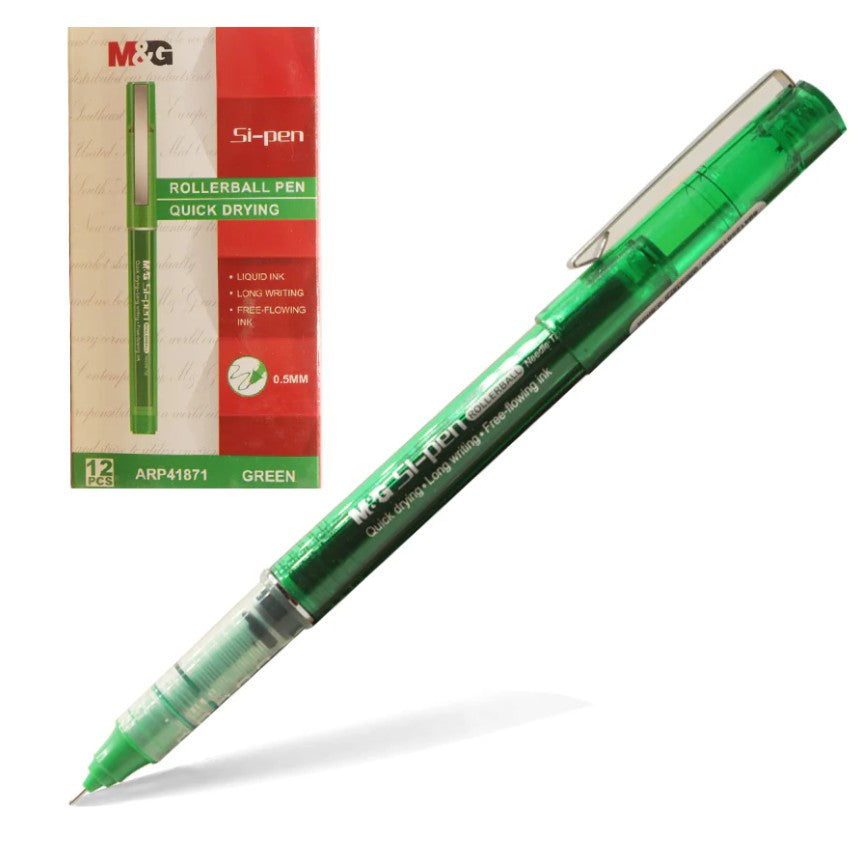 M&G Chenguang Si-Pen S5 Roller Ball - 0.5mm - Fine Point, Smooth Writing - 1pcs - No: ARP41871