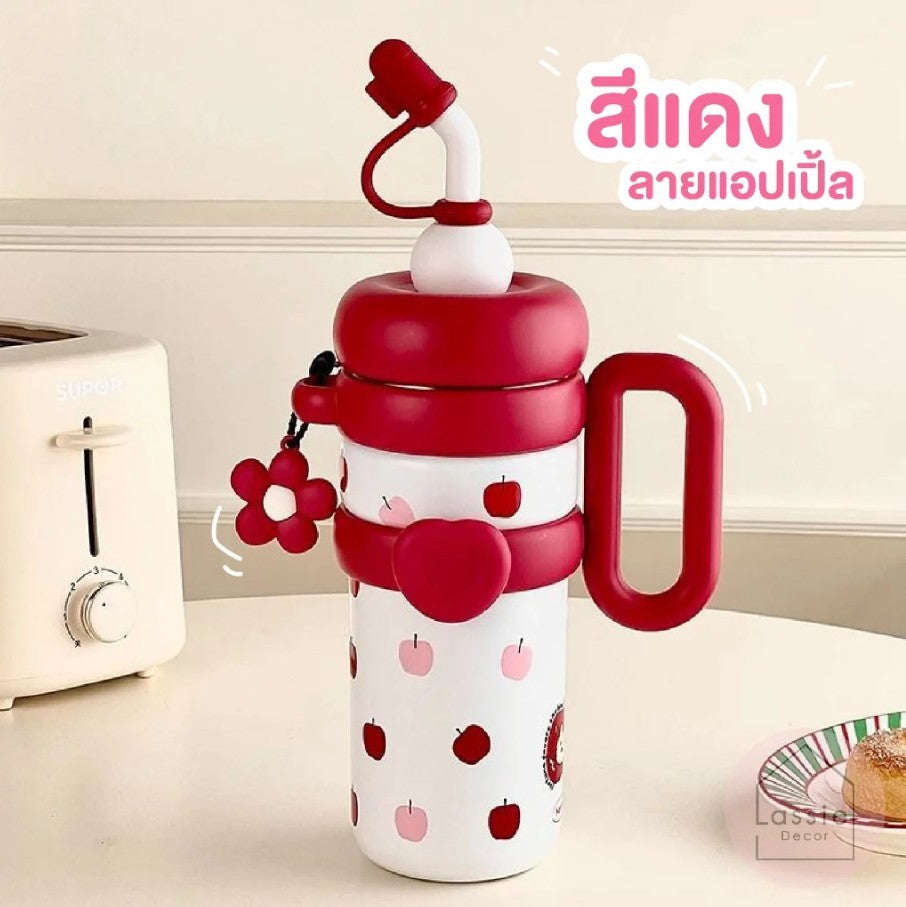 930ml 316 Stainless Steel Water Bottle, Keeps Drinks Cold for 24 Hours - 100% Leak-Proof, Suitable for Iced Tea, Coffee, Milk, Fits in a Bag