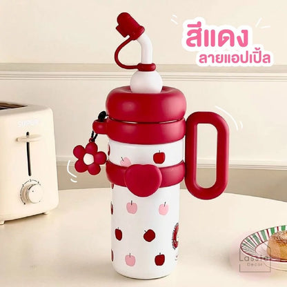 930ml 316 Stainless Steel Water Bottle, Keeps Drinks Cold for 24 Hours - 100% Leak-Proof, Suitable for Iced Tea, Coffee, Milk, Fits in a Bag