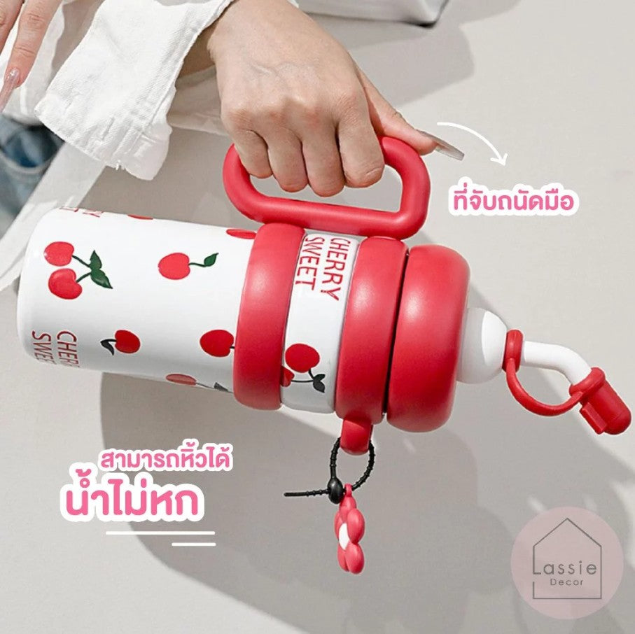 930ml 316 Stainless Steel Water Bottle, Keeps Drinks Cold for 24 Hours - 100% Leak-Proof, Suitable for Iced Tea, Coffee, Milk, Fits in a Bag