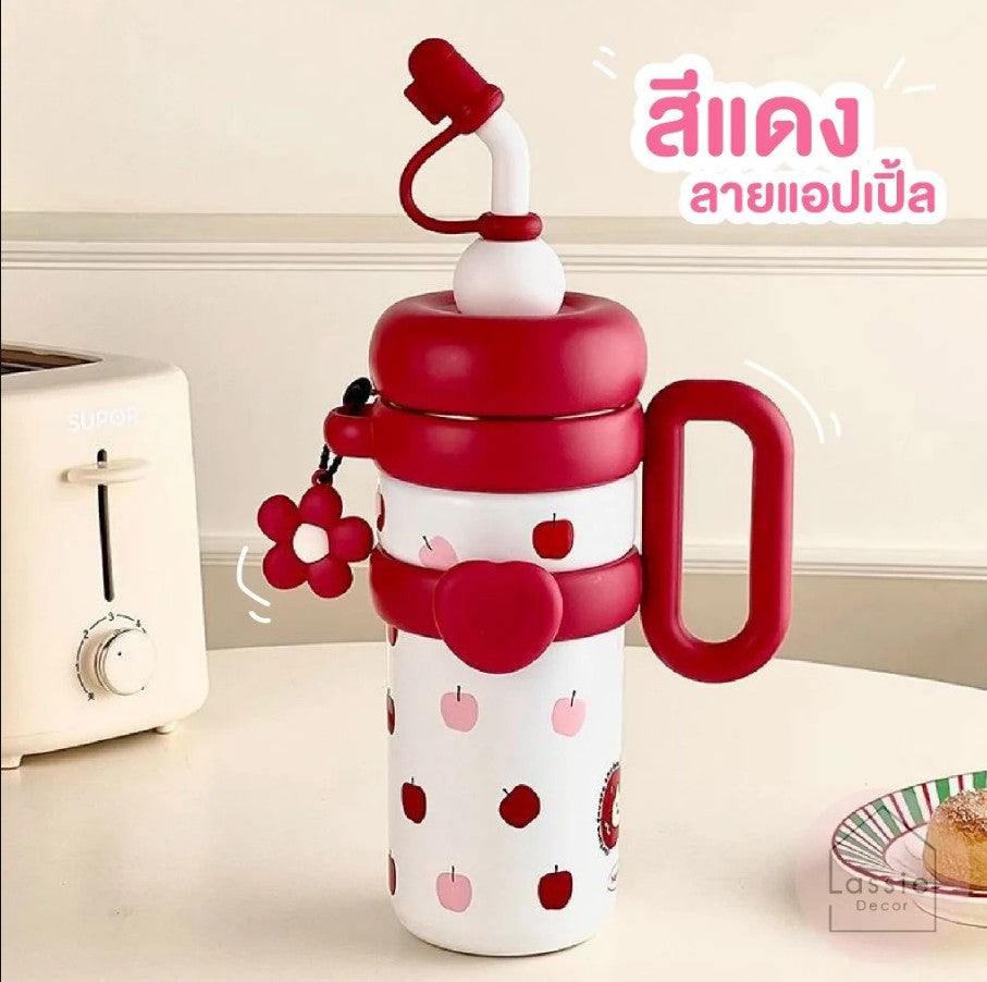930ml 316 Stainless Steel Water Bottle, Keeps Drinks Cold for 24 Hours - 100% Leak-Proof, Suitable for Iced Tea, Coffee, Milk, Fits in a Bag