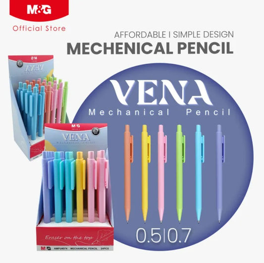 M&G Chenguang VENA Mechanical Pencil 0.7mm - Affordable, High-Quality, Multiple Colors - 1pcs - No: AMPU4574