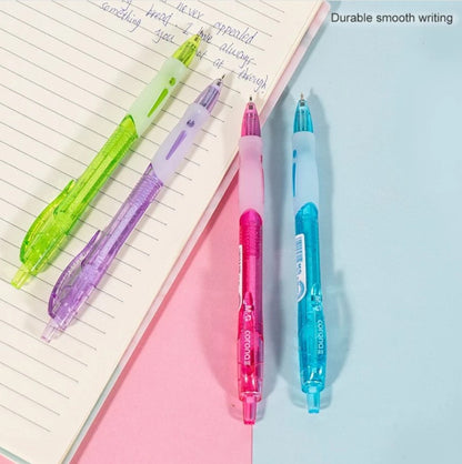M&G Chenguang Bolpen Gel Ball Pen Blue 0.38mm Cute Glitter body Comfort rubber grip  - 1pcs -No: ABP023R2