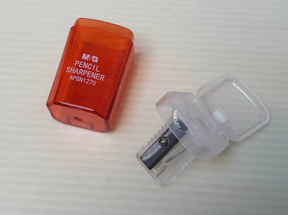 M&G Chenguang Single Hole Storage Pencil Sharpener Colourful Student Sharp for Kids, Students & Artists - 1pcs - No: APSN1275