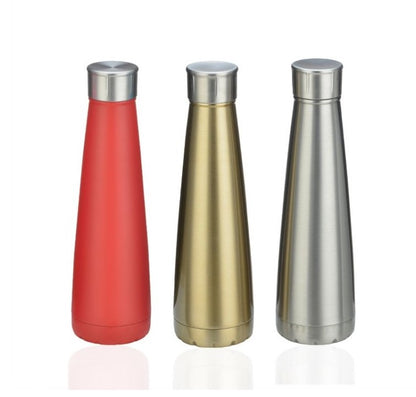 450ml Stainless Steel Vacuum Insulated Water Bottle – Double Wall Thermal Flask for Hot & Cold Drinks | Leakproof Reusable Bottle