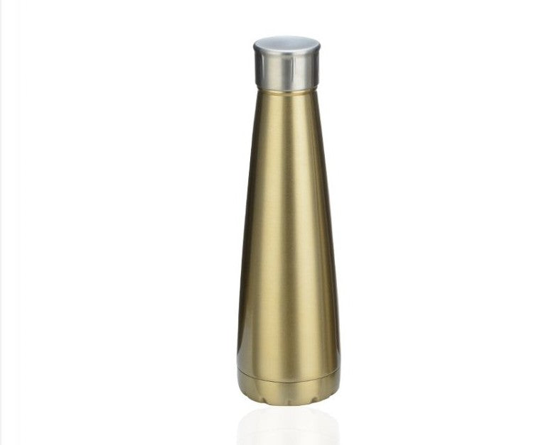 450ml Stainless Steel Vacuum Insulated Water Bottle – Double Wall Thermal Flask for Hot & Cold Drinks | Leakproof Reusable Bottle