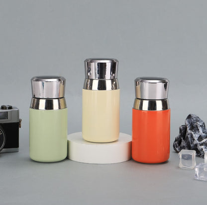 Mini 200ml Thermos Bottle with LED Temperature Display | Safe SUS316 Stainless Steel Leak-Proof Personal Water Bottle