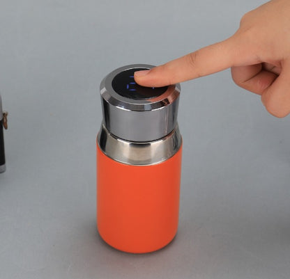 Mini 200ml Thermos Bottle with LED Temperature Display | Safe SUS316 Stainless Steel Leak-Proof Personal Water Bottle