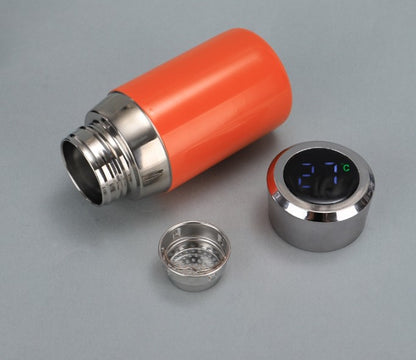 Mini 200ml Thermos Bottle with LED Temperature Display | Safe SUS316 Stainless Steel Leak-Proof Personal Water Bottle