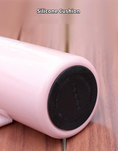 Sports Stainless Steel Water Bottle 600ml | Leak Proof Vacuum Insulated Flask | Hot & Cold Thermos Bottle with Strap for Gym, School, Office & Travel