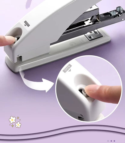 M&G Chenguang Heavy Duty Metal Stapler – Staples Up to 50 Sheets, 24/6 & 24/8 Staples, 2 Stapling Modes - No: ABS916GX