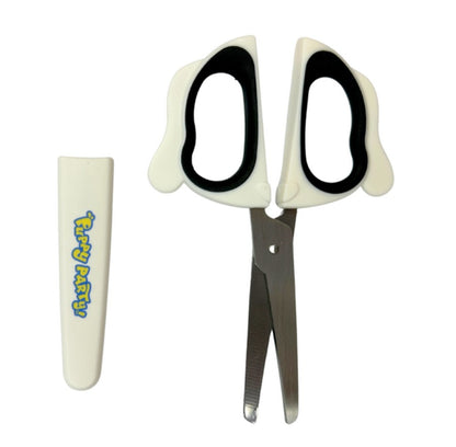 M&G Chenguang Puppy Party Kids Safety Scissors 130mm – Soft Handle with Protective Safety Sheath - 1pcs - No: ASS913BH