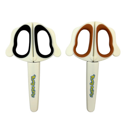 M&G Chenguang Puppy Party Kids Safety Scissors 130mm – Soft Handle with Protective Safety Sheath - 1pcs - No: ASS913BH