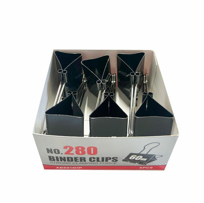M&G Chenguang Binder Clips – Strong Clamping Force, Assorted Sizes for Office, School & Home Organization - 1pack