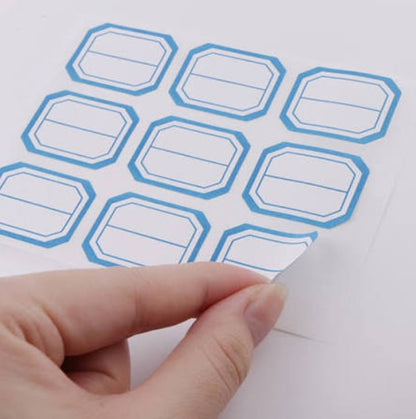 M&G Chenguang Self-Adhesive File Index Labels – Writable Classification Stickers, 6 Sheets (60 Labels) - No: YT-10