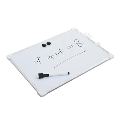 M&G Chenguang Magnetic Whiteboard 25 × 35 cm – Dry Erase Writing Board with Magnetic Surface, Marker & Eraser, Compact Whiteboard for School, Office & Home - No: ADB983AT