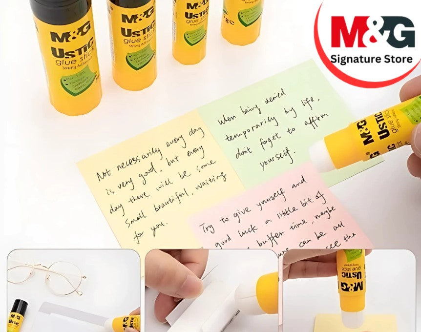 M&G Chenguang Ustic Glue Stick 36g – Strong Adhesive Glue for Paper, Cardboard, Fabric & Photos, Non-Toxic - 1pcs - No: ASG97157