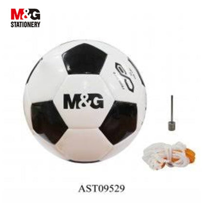 M&G Chenguang Classic Football Size 5 TPU Soccer Ball with Pump & Accessories – No: AST09529