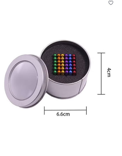 216-Piece Magnetic Building Balls Set – Colorful Magnetic Balls for Creative Construction & Fidget Play - No: M500