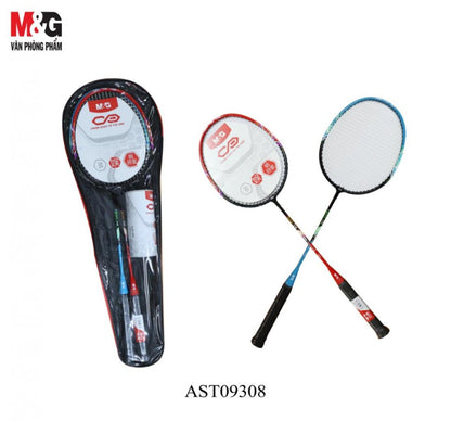 M&G Chenguang Badminton Racket Set with 2 Rackets & Shuttlecocks with 3 shuttlecocks -  66cm  – No:  AST09308