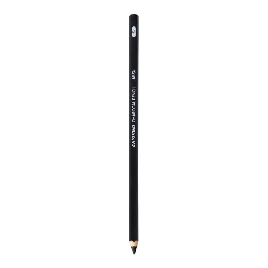 M&G Chenguang  Charcoal Pencils Set – Soft , Medium & Hard Charcoal Drawing Pencils - 1pcs