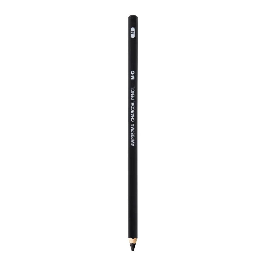 M&G Chenguang  Charcoal Pencils Set – Soft , Medium & Hard Charcoal Drawing Pencils - 1pcs
