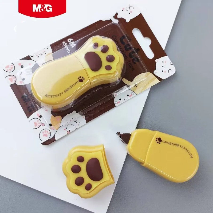 M&G Chenguang Cute Cat’s Paw Correction Tape 6M x 5mm Best Gifts for Cat Lovers - 1pcs - No: ACT75171