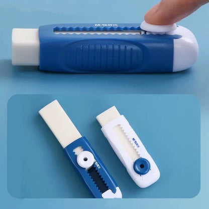 M&G Chenguang Sliding Eraser – Retractable Eraser with Smooth Push Mechanism Dust Free - 1pcs - No: AXPQ4271