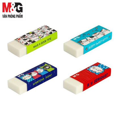M&G Chenguang 4B Soft Eraser – So Many Cats Collection – Non-Abrasive Latex-Free Eraser – Assorted Designs – No: AXP963J2