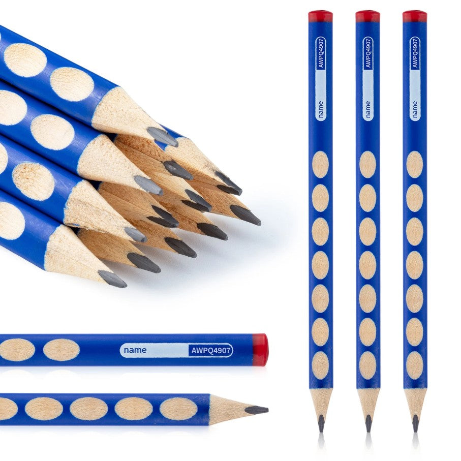 M&G Chenguang umbo Triangular Grooved Pencil (HB) Ergonomic Hole Design Pencil Grip Practicing for School Students, Beginners HB- 1pcs - No: AWPQ4907