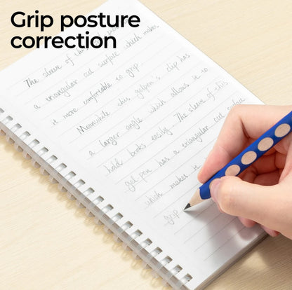 M&G Chenguang umbo Triangular Grooved Pencil (HB) Ergonomic Hole Design Pencil Grip Practicing for School Students, Beginners HB- 1pcs - No: AWPQ4907