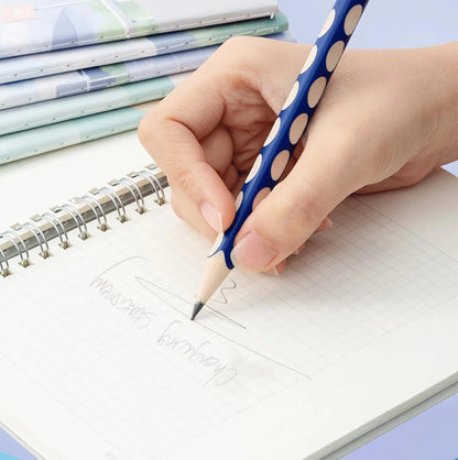 M&G Chenguang umbo Triangular Grooved Pencil (HB) Ergonomic Hole Design Pencil Grip Practicing for School Students, Beginners HB- 1pcs - No: AWPQ4907