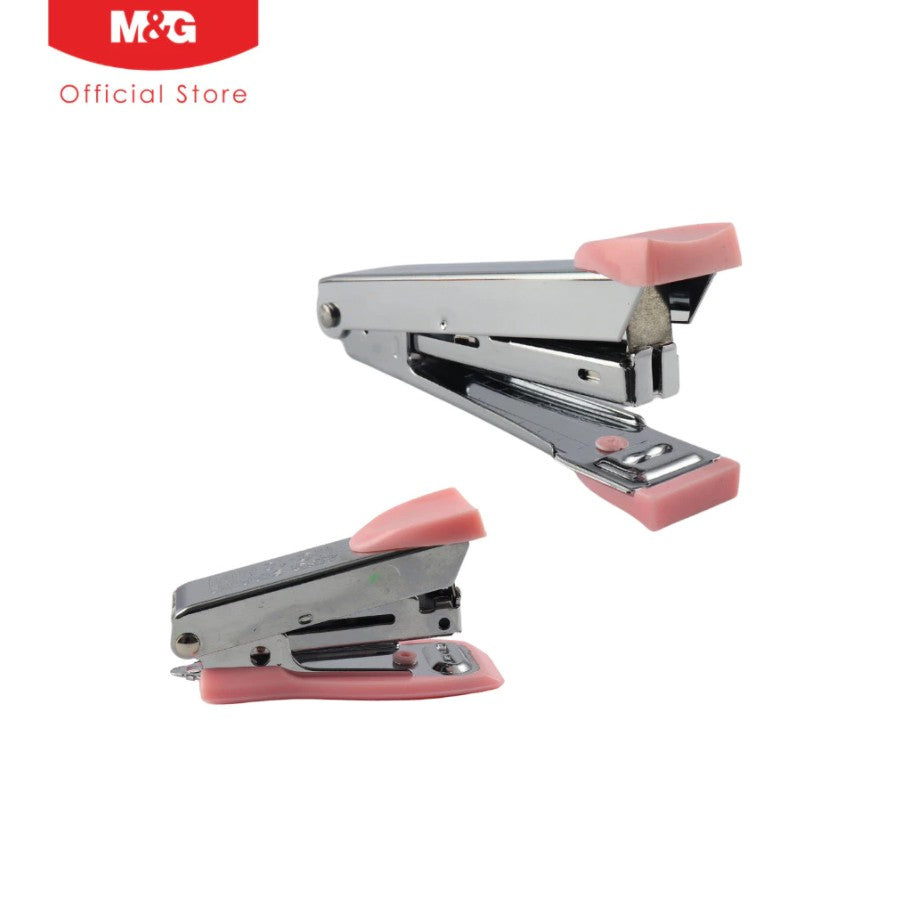 M&G Chenguang Durable Metal Stapler Mini Size with Staple Remover -  Staples No.10 - 1pcs - No: ABS916EF