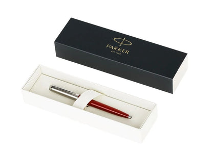 Parker Jotter Ballpoint Pen – Premium Blue, Red or Black Finish with Gift Box – Classic Parker Design - CT
