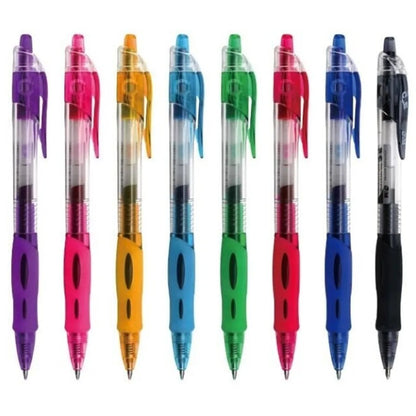 M&G Chenguang  R5 Retractable Gel Pen 0.7mm – Smooth Gel Ink Ballpoint Pen with Soft Rubber Grip – 1 pcs - No:AGP12371