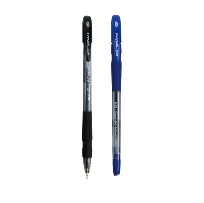 M&G Chenguang Super Smooth Semi-Gel Ball Pen 0.5mm – Black & Blue Ink – Smooth Writing Pen - 1pcs - No: ABP62971
