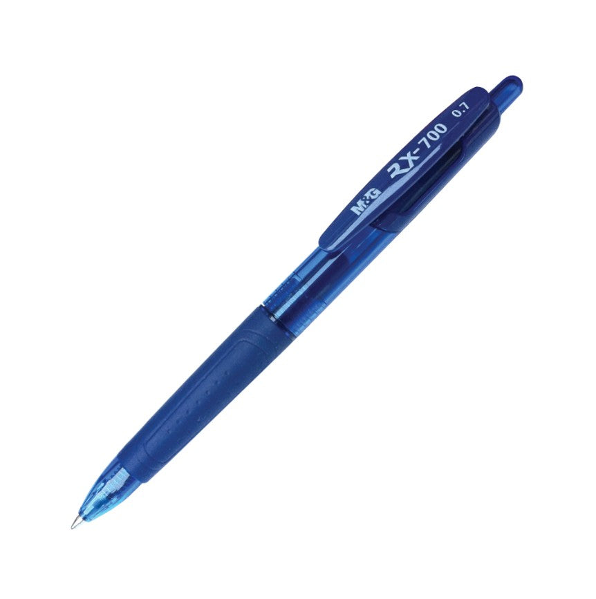 M&G Chenguang RX-700 Gel Pen 0.7mm Blue Ink Smooth Flow  -  No: AGP89775