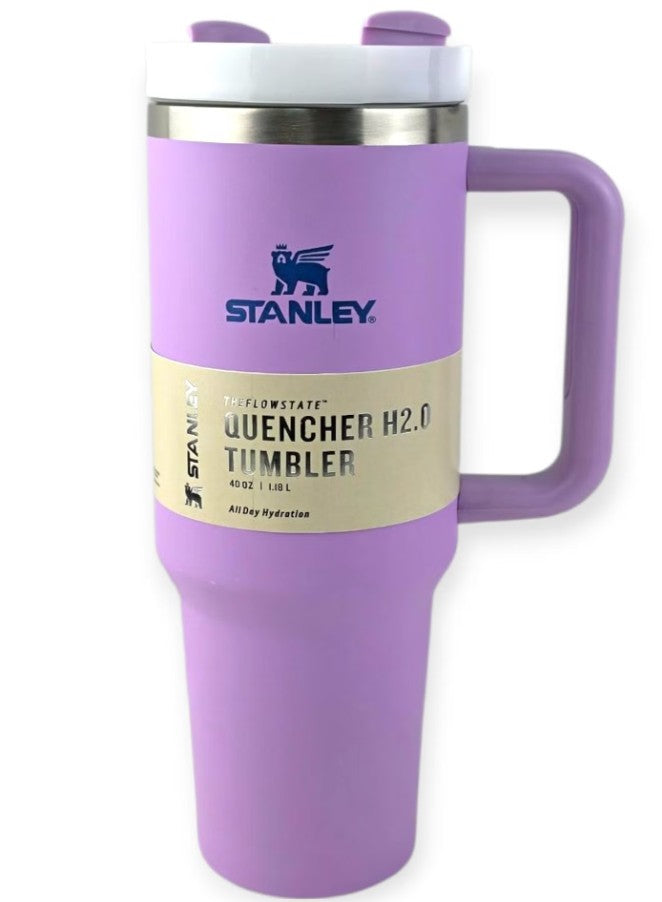 Mega 1.2L Insulated Travel Mug with Handle & Straw