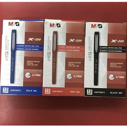 M&G Chenguang X-200 Ballpoint Pen 0.7mm– Smooth Writing Retractable Ball Pen - 1pcs - No: AGPV8672