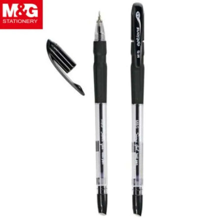 M&G Chenguang Super Smooth Semi-Gel Ball Pen 0.5mm – Black & Blue Ink – Smooth Writing Pen - 1pcs - No: ABP62971