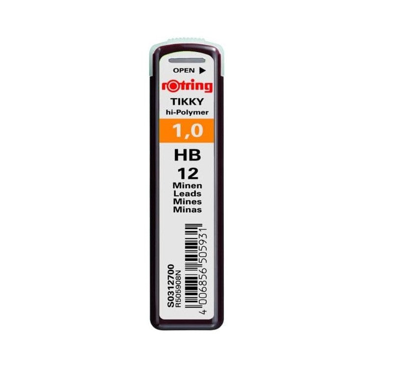 Rotring refill 0.5 mm mechanical pencil leads 0.5mm - HB