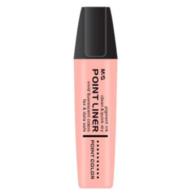 قلم تحديد M&amp;G Chenguang Textliner Point Liner بلون باستيل فلورسنت - أزرق فاتح - قطعة واحدة - رقم المنتج: AHM21578
