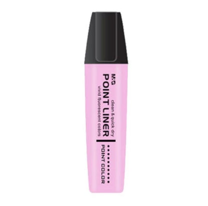 قلم تحديد M&amp;G Chenguang Textliner Point Liner بلون باستيل فلورسنت - أزرق فاتح - قطعة واحدة - رقم المنتج: AHM21578